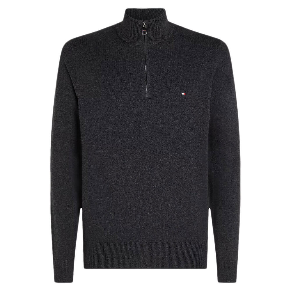 Tommy Hilfiger Half-Zip Mock Turtleneck Jumper